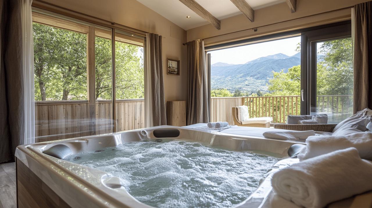 Evasion romantique : Decouvrez les meilleures chambres avec jacuzzi privatif en Rhone-Alpes